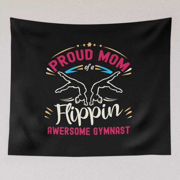 Item preview, Proud Mom Of A Flippin Awesome Gymnast Gymnastics designed and sold by Dressed For  Duty.