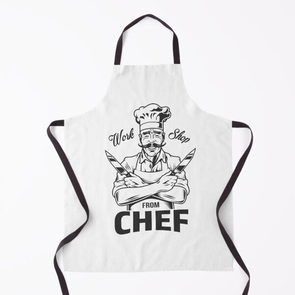 Item preview, A middle-aged Caucasian male chef designed and sold by kiloorartclub.
