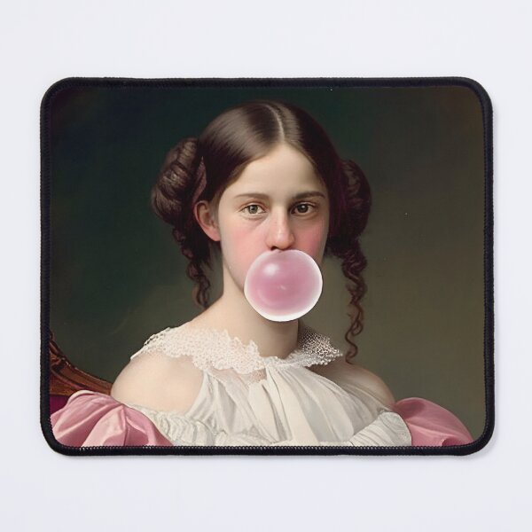 Item preview, Victorian lady with gum designed and sold by TrendyArtInk.