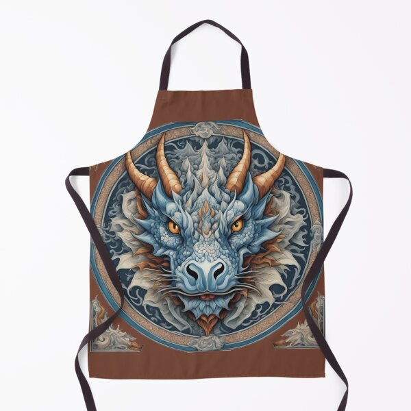 Item preview, Mandala Dragon Face with a MC Escher Theme 02 designed and sold by BloodSweatNTers.