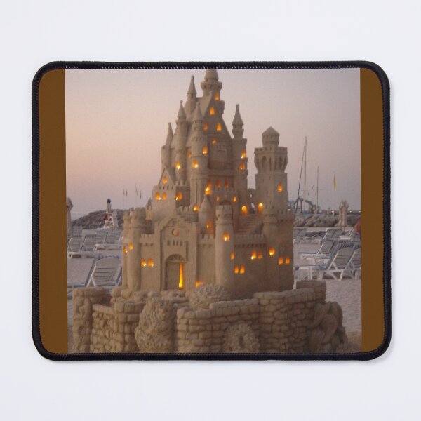 Item preview, Sandcastles with lights on beach designed and sold by Jennifer Rossen.