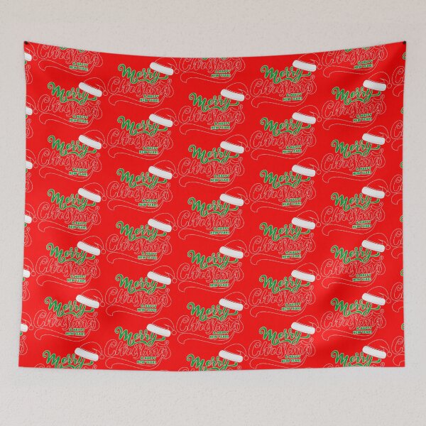 Item preview, MERRY CHRISTMAS & HAPPY NEW YEAR - #Ff0000 designed and sold by Marlon Oseguera.