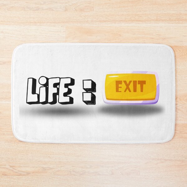 Item preview, LIFE EXIT gaming sticker designed and sold by ARTofBito.
