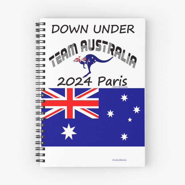 Artikelvorschau, Down Under Australia 2024 in Paris für Games of Olymp entworfen und verkauft von cabevo.
