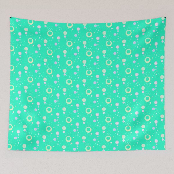 Item preview, Bright light green circles pattern | Green pink colors dot pattern designed and sold by lausn.