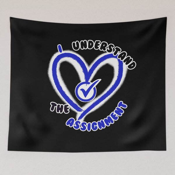 Item preview, I Understand the Assignment - Vote Blue designed and sold by Kristi Brooks.