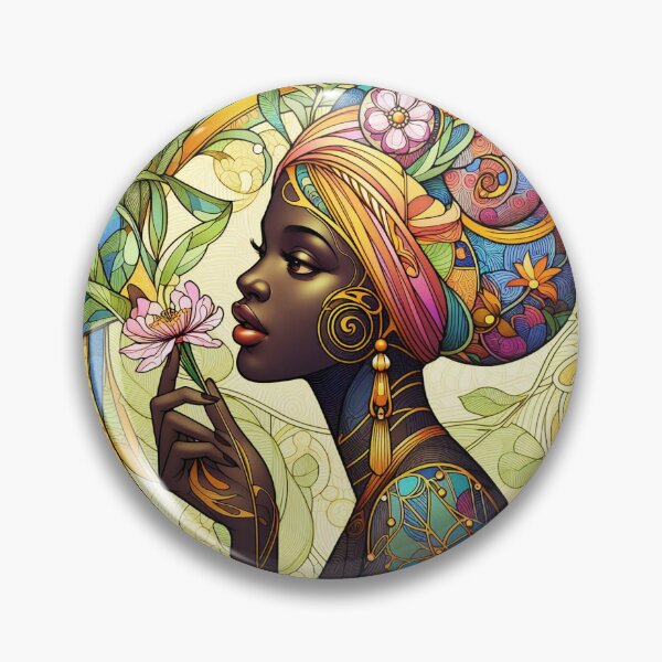 Item preview, Art Nouveau Spring Woman - Colourful designed and sold by HeySpera.