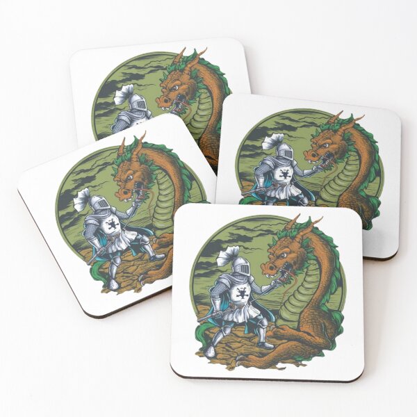 Item preview, A knight and a dragon in battle designed and sold by JonysCreativeDesigns.