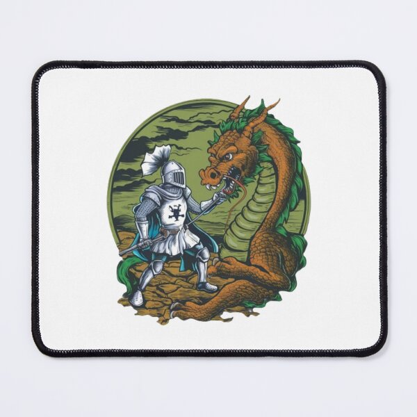 Item preview, A knight and a dragon in battle designed and sold by JonysCreativeDesigns.