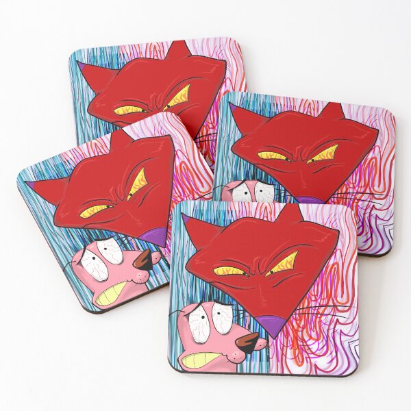 Item preview, Stressed Courage The Cowardly Dog & Katz designed and sold by Luinscy.
