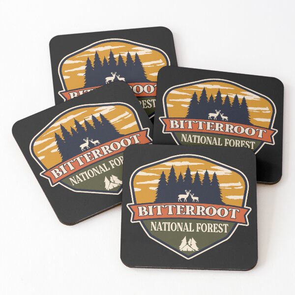 Item preview, Bitterroot National Forest designed and sold by graphic-map.