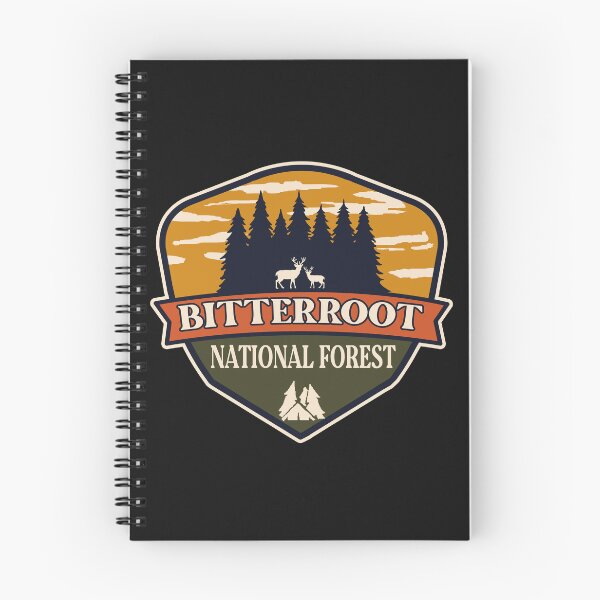 Item preview, Bitterroot National Forest designed and sold by graphic-map.