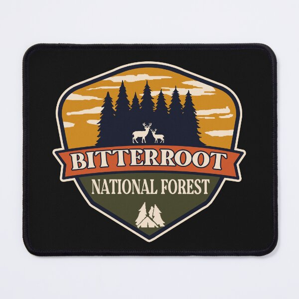 Item preview, Bitterroot National Forest designed and sold by graphic-map.