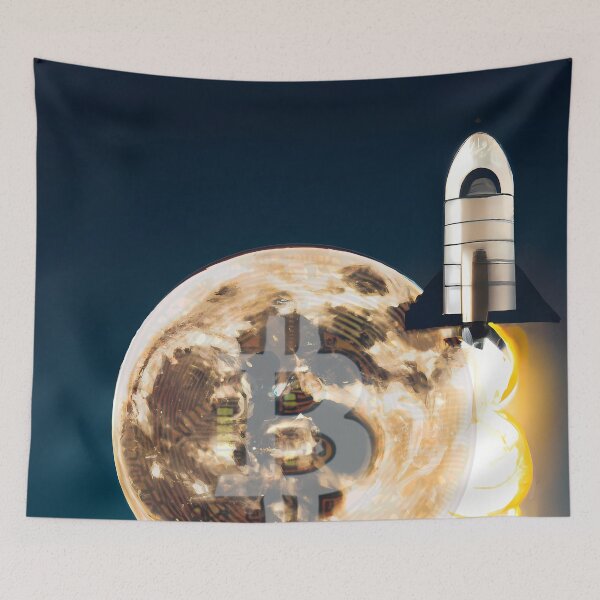 Item preview, Bitcoin to the Moon designed and sold by Eso-Genesis.