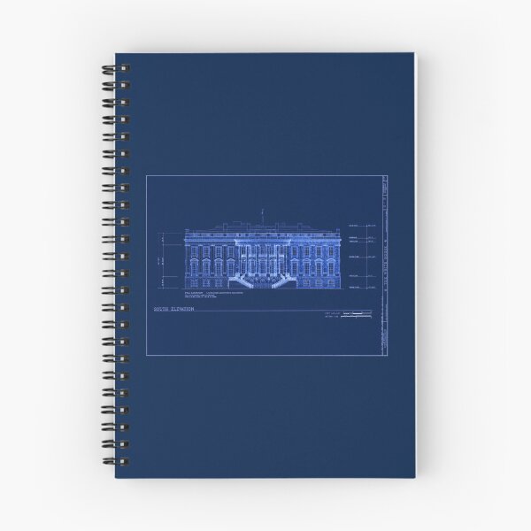 Item preview, White House Blueprint designed and sold by Nostalgio.