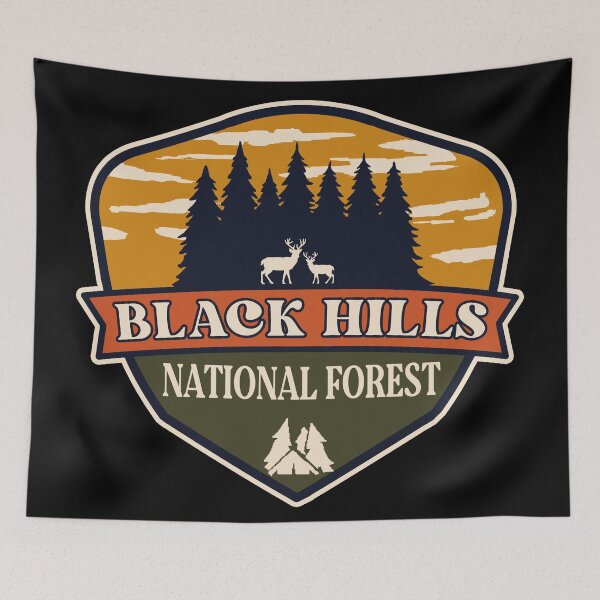 Item preview, Black Hills National Forest designed and sold by graphic-map.