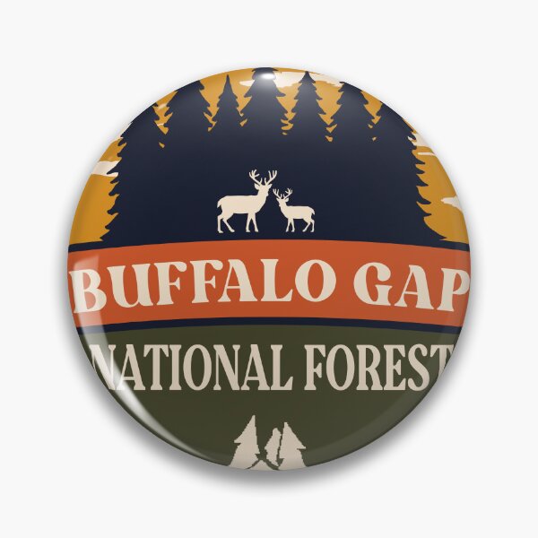 Item preview, Buffalo Gap National Grassland designed and sold by graphic-map.