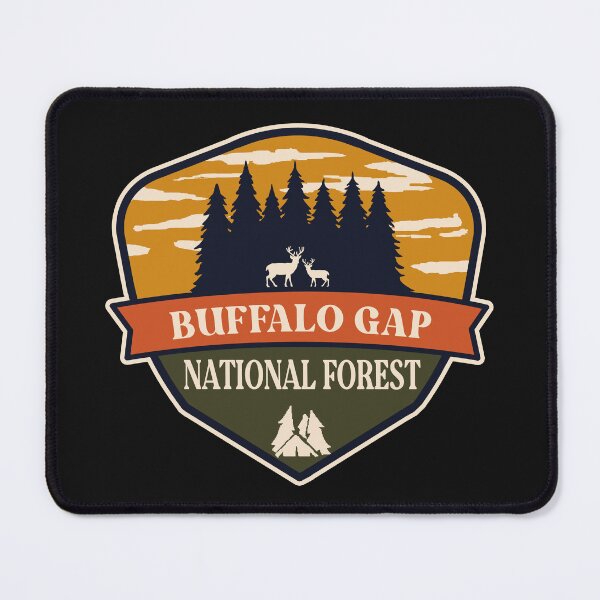 Item preview, Buffalo Gap National Grassland designed and sold by graphic-map.