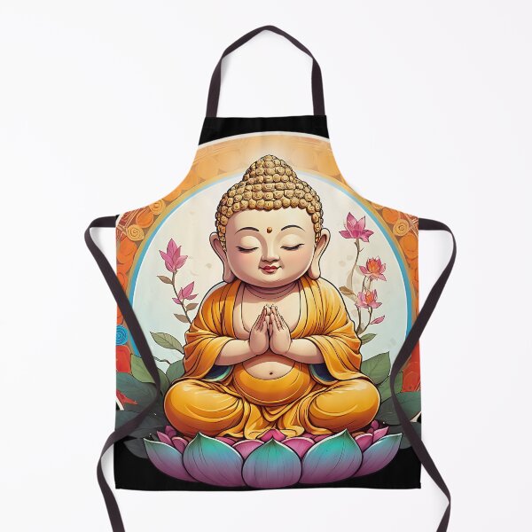 Item preview, Cute Tiny Buddha Seated In A Meditative Pose On a Lotus designed and sold by We-Ai-Art.