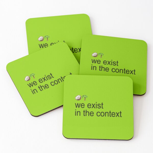 Item preview, "You exist in the context" Kamala Harris Merch (with emojis) designed and sold by devinto.