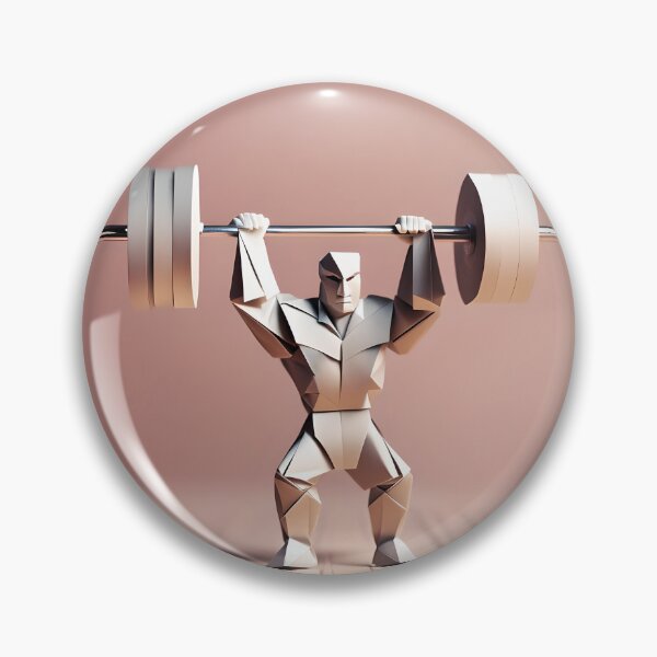 Item preview, Origami Art - Strength and Precision: The Art of Weightlifting designed and sold by ArtfulFolds.
