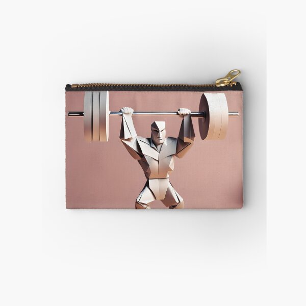 Item preview, Origami Art - Strength and Precision: The Art of Weightlifting designed and sold by ArtfulFolds.