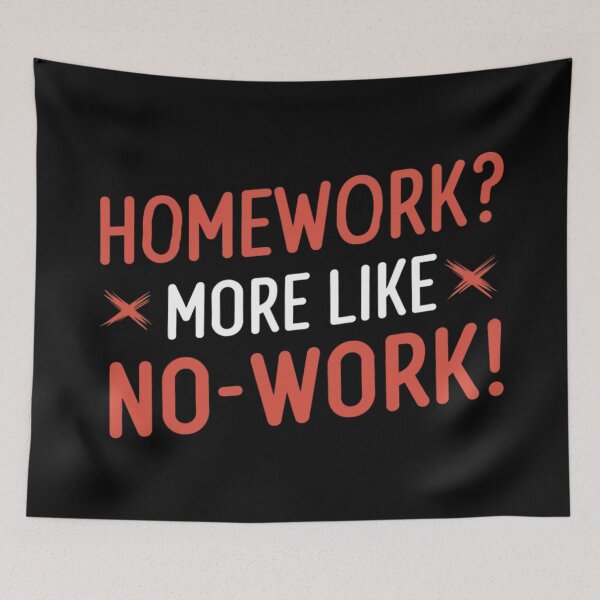 Item preview, Homework More Like No-Work designed and sold by SewnMemories.