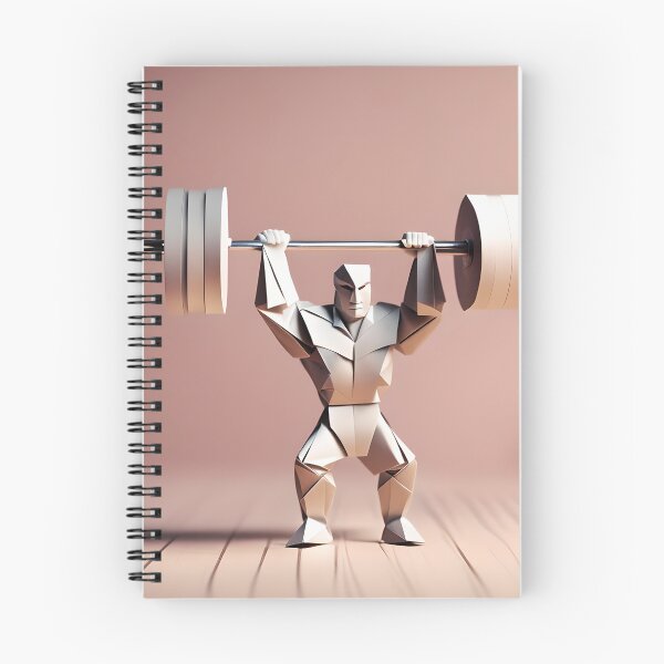 Item preview, Origami Art - Strength and Precision: The Art of Weightlifting designed and sold by ArtfulFolds.