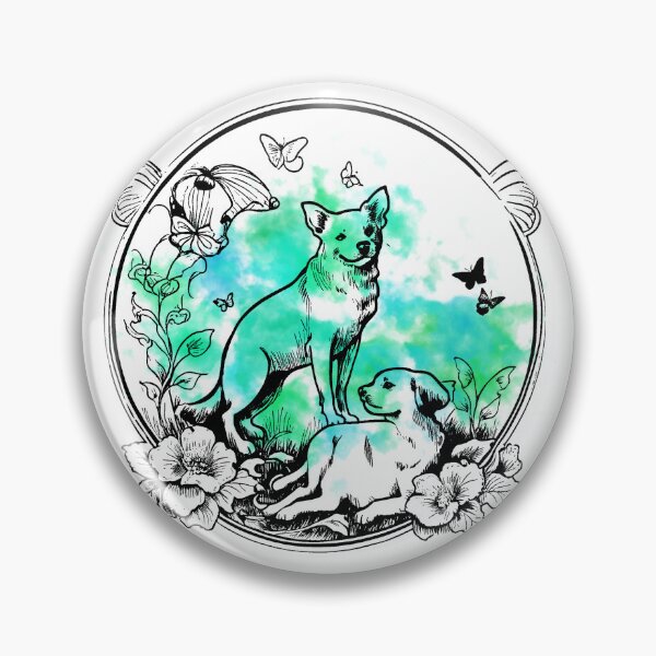Item preview, Two dogs chilling in nature designed and sold by eMShoper.