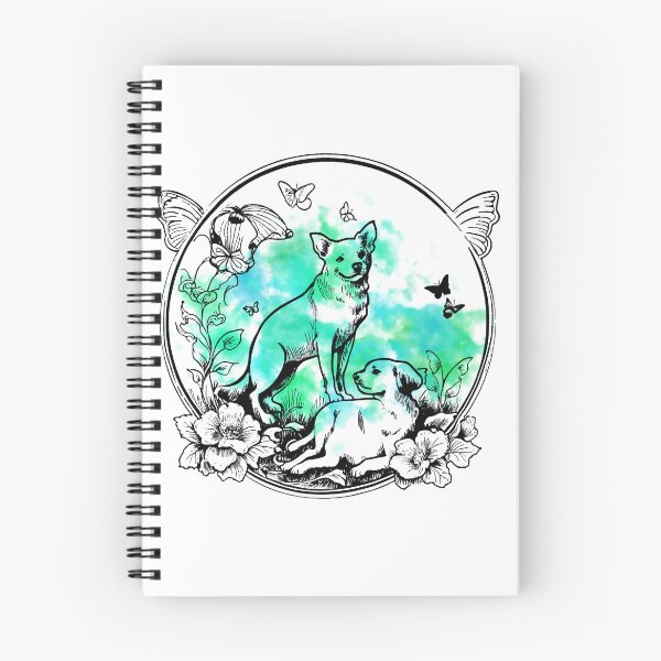 Item preview, Two dogs chilling in nature designed and sold by eMShoper.