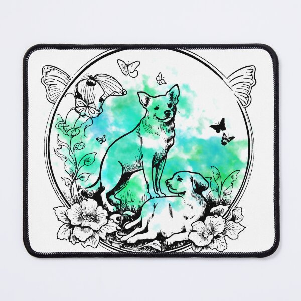 Item preview, Two dogs chilling in nature designed and sold by eMShoper.