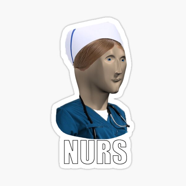 Artikel-Vorschau von Schaufensterpuppen-Meme zum Muttertag - Krankenschwester Sticker, designt und verkauft von Dappa Designs.
