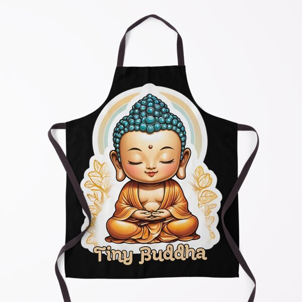 Item preview, Yellow Cute Tiny Buddha Stickers designed and sold by We-Ai-Art.