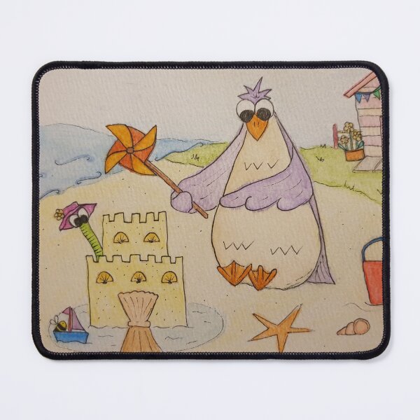 Item preview, Copy of Bird, Bug and Bumble At The Beach - Building Sandcastles designed and sold by TeaAndReverie.