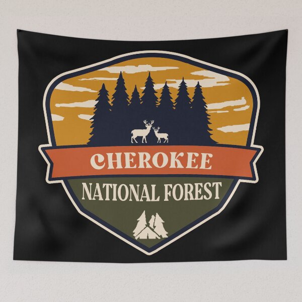 Artikelvorschau, Cherokee Nationalwald entworfen und verkauft von graphic-map.