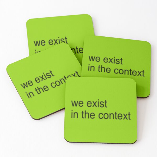 Item preview, "You exist in the context" Kamala Harris Merch (no emojis) designed and sold by devinto.