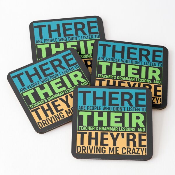 Item preview, Funny There, Their, and They're Design designed and sold by AlienOccupation.