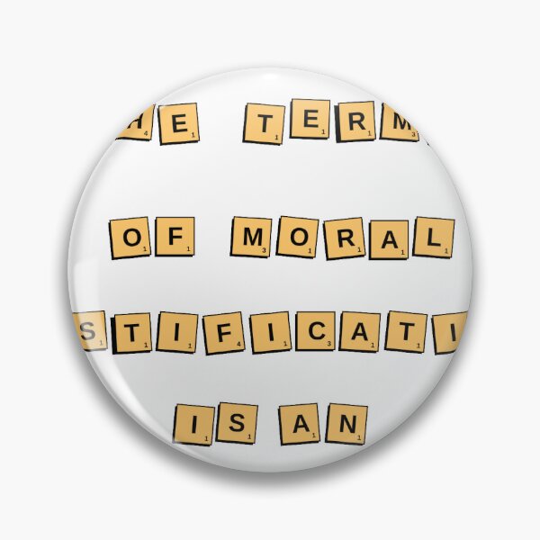 Item preview, Working out the Terms of Moral Justification designed and sold by GoldenTrashCan.
