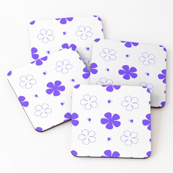 Item preview, Pattern of purple flowers designed and sold by ZorianArt.