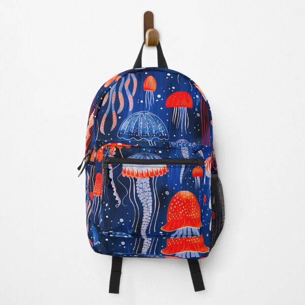 Item preview, Jellyfish in blue and red designed and sold by Artlizzard.
