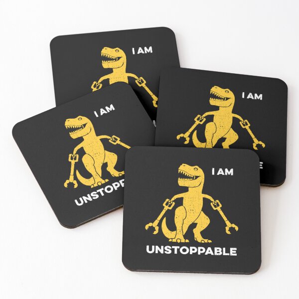 Item preview, Now I Am Unstoppable - Funny T-Rex designed and sold by zeviwanty.