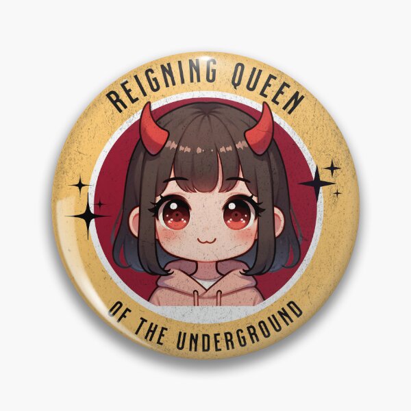 Item preview, Queen of the underground design retro vintage look anime style mean girls designed and sold by Bouldershop.