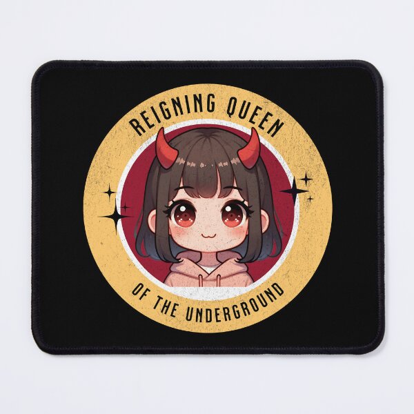 Item preview, Queen of the underground design retro vintage look anime style mean girls designed and sold by Bouldershop.