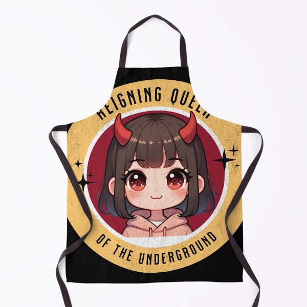Item preview, Queen of the underground design retro vintage look anime style mean girls designed and sold by Bouldershop.