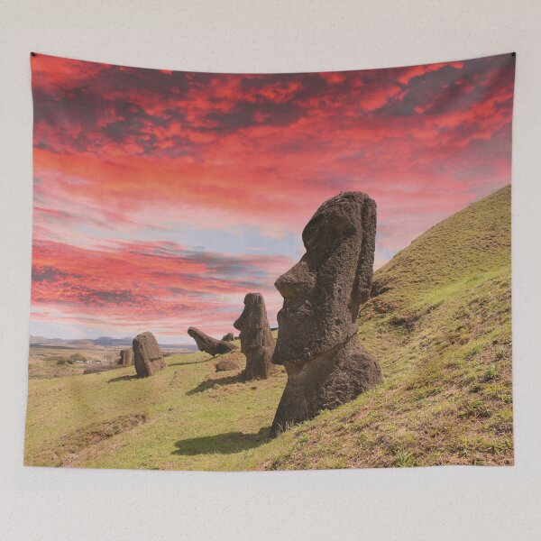 Item preview, mysterious Easter Island statues designed and sold by Mauswohn.