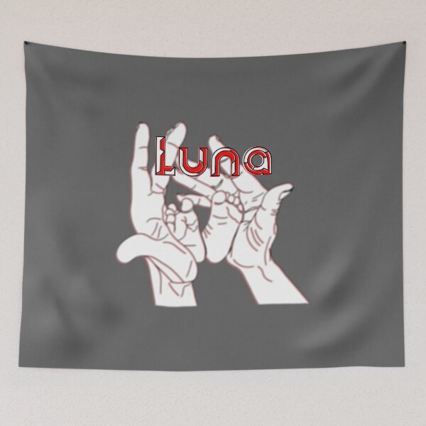 Item preview, Mother Mom holding baby feet in hands name Luna designed and sold by 4rpixs.