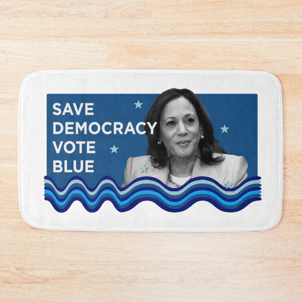 Item preview, Save Democracy Vote Blue Unique Kamala Harris Elections Design designed and sold by magentasponge.