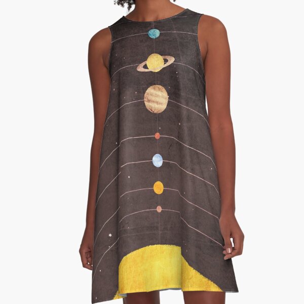 Solar System A-Line Dress