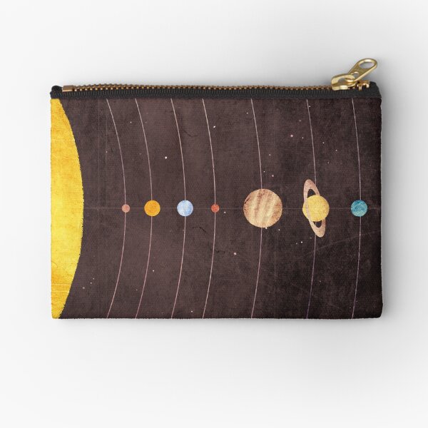 Solar System Zipper Pouch