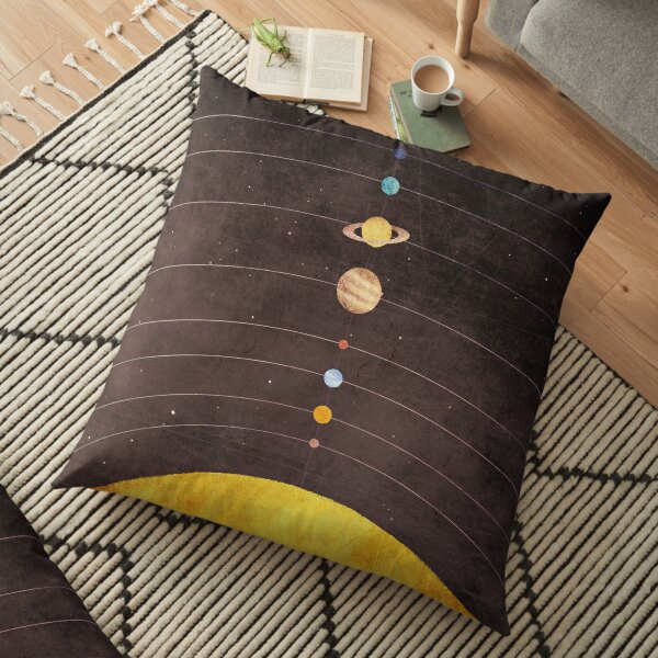 Solar System Floor Pillow